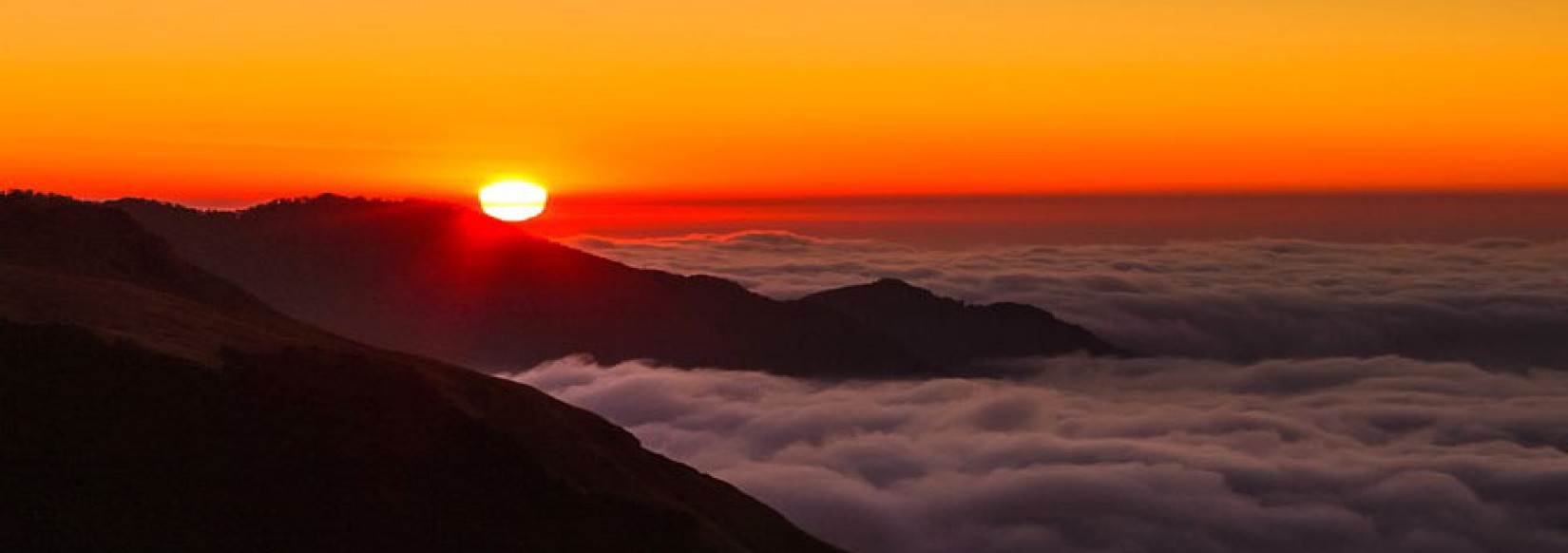 Sunrise View with Annapurna south from poon Hill 3210m